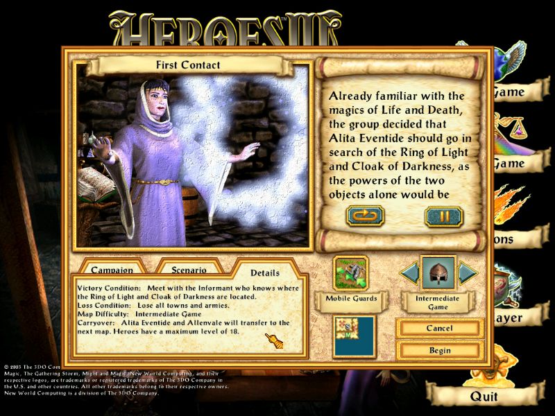 Heroes of Might & Magic 4: The Gathering Storm - screenshot 2
