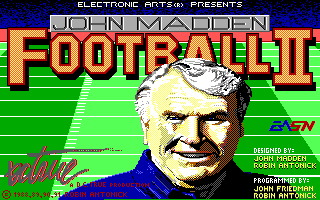 John Madden Football II - screenshot 1