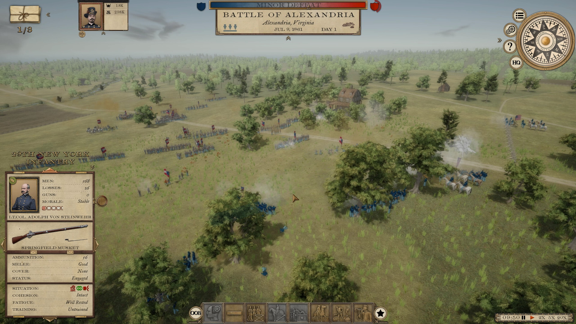 Grand Tactician: The Civil War - Whiskey & Lemons - screenshot 2