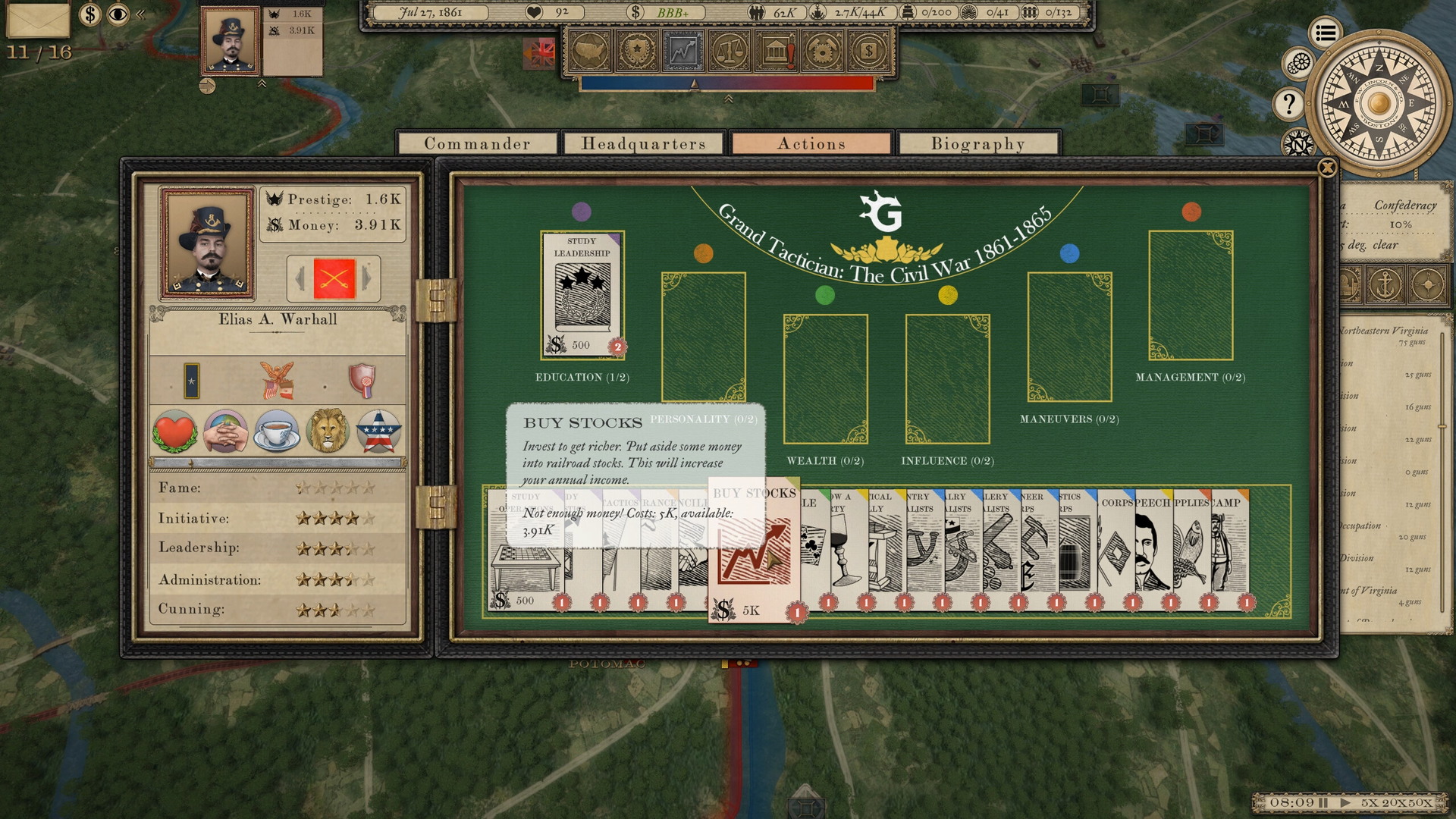 Grand Tactician: The Civil War - Whiskey & Lemons - screenshot 1