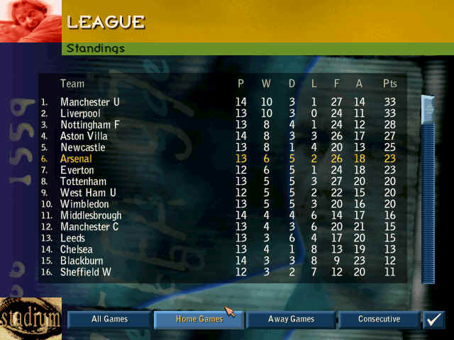 FIFA 97 - screenshot 7