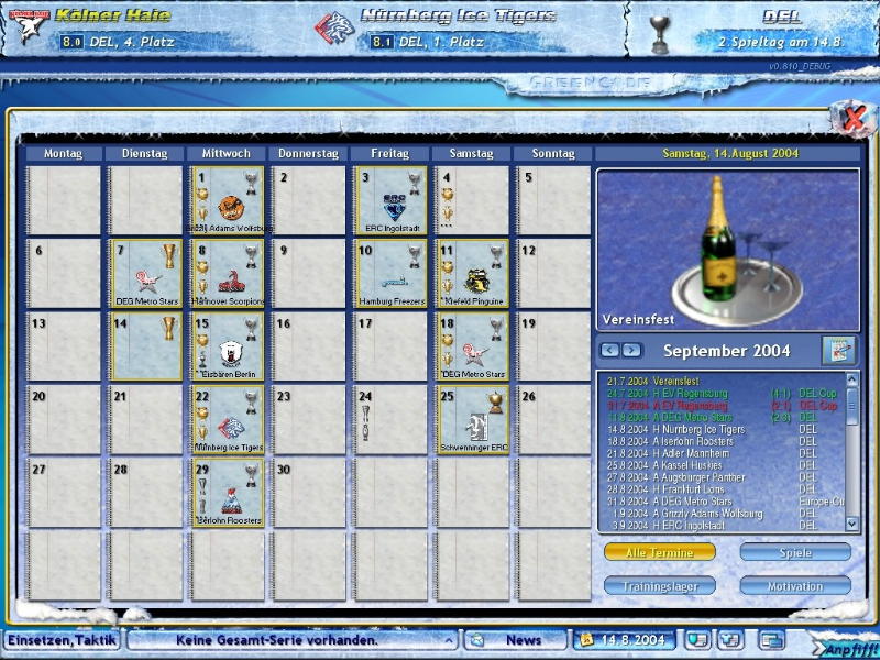 Ice Hockey Club Manager 2005 - screenshot 16