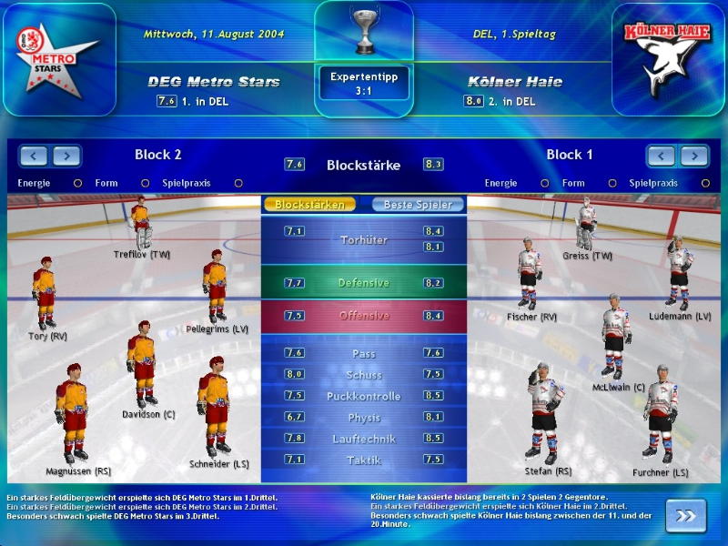 Ice Hockey Club Manager 2005 - screenshot 11