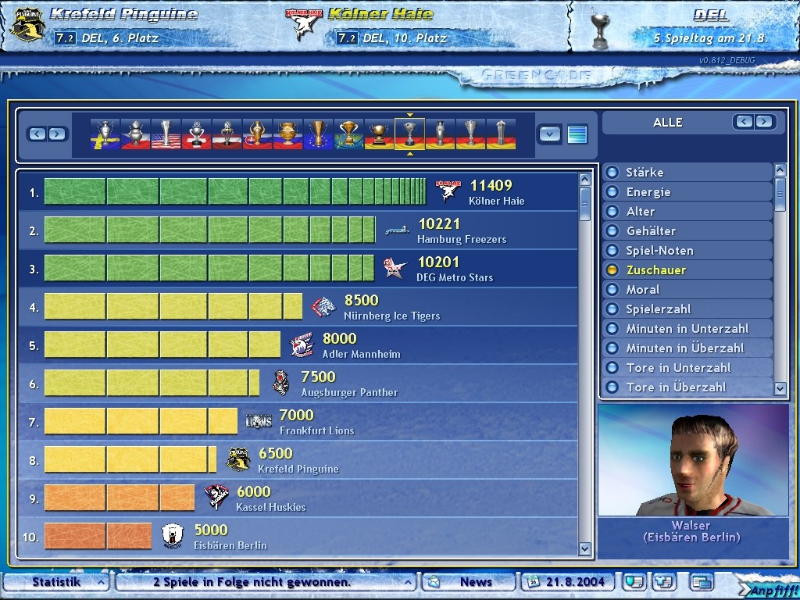 Ice Hockey Club Manager 2005 - screenshot 10