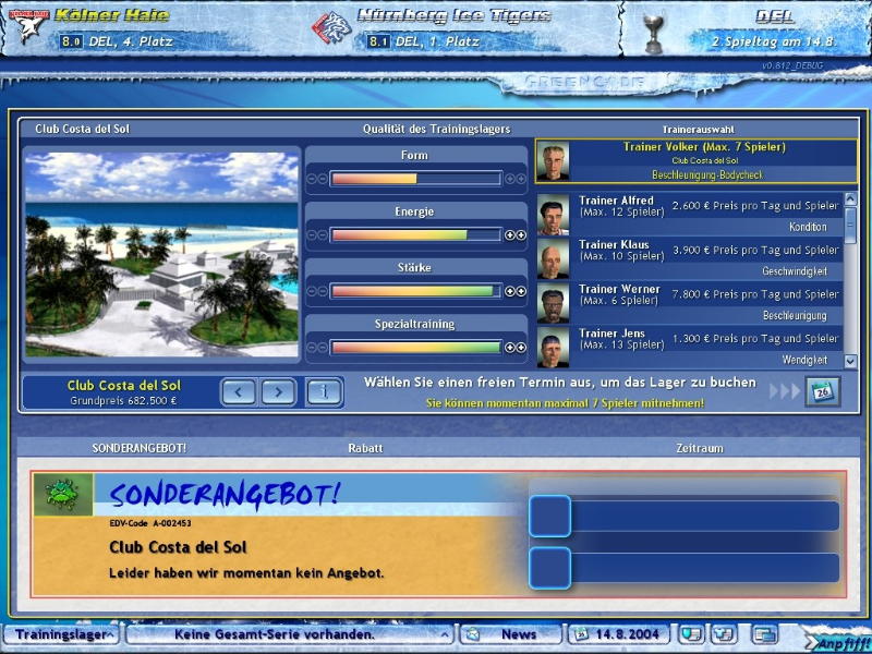 Ice Hockey Club Manager 2005 - screenshot 5