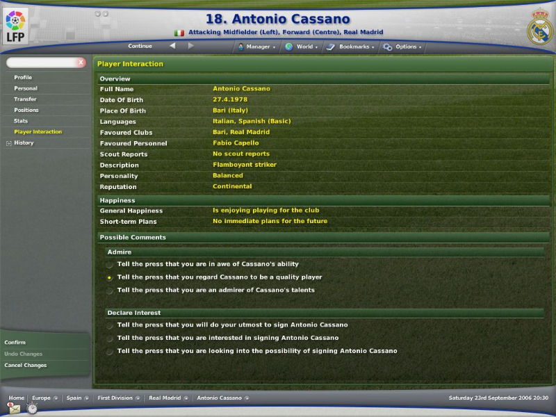 Football Manager 2007 - screenshot 5
