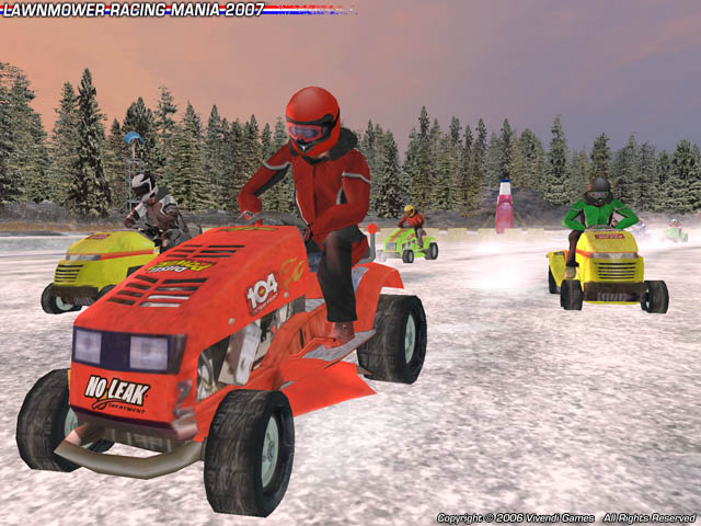 Lawnmower Racing Mania 2007 - screenshot 4