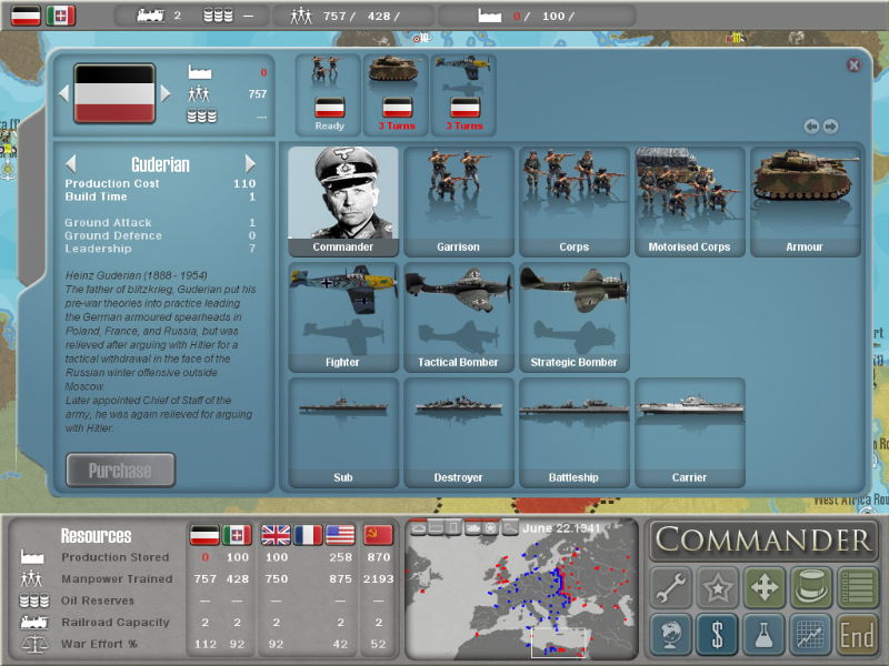 Commander: Europe at War - screenshot 12