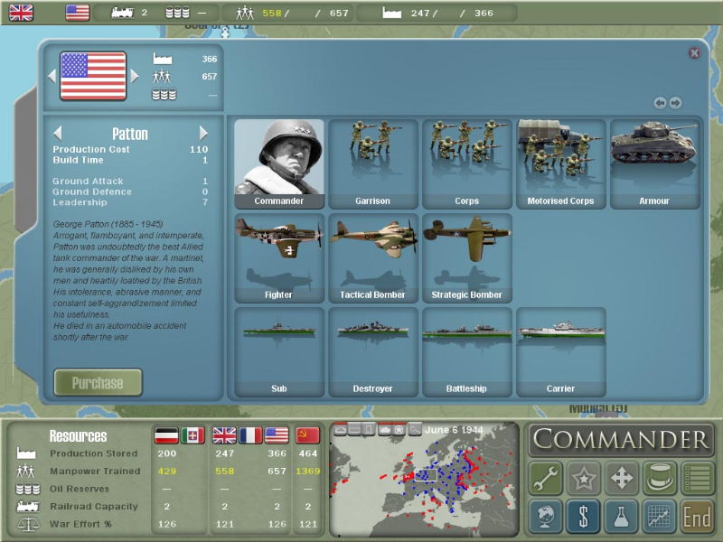 Commander: Europe at War - screenshot 5