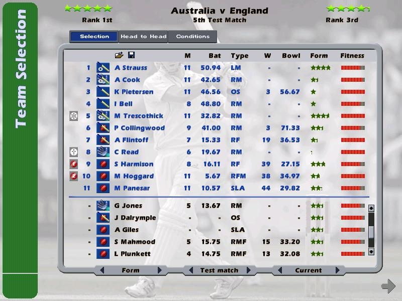 International Cricket Captain 2006: Ashes Edition - screenshot 3
