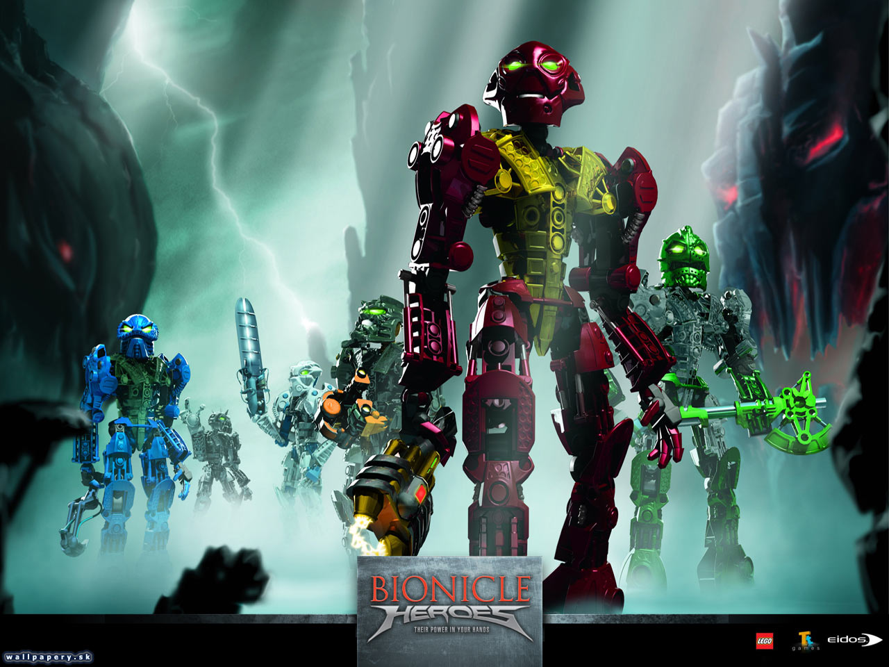 Bionicle Heroes - wallpaper 2