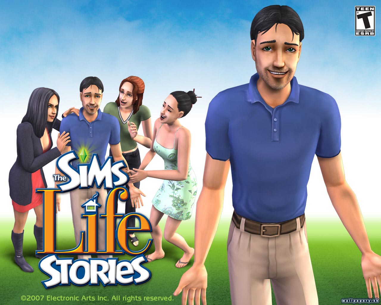 The Sims Life Stories - wallpaper 8