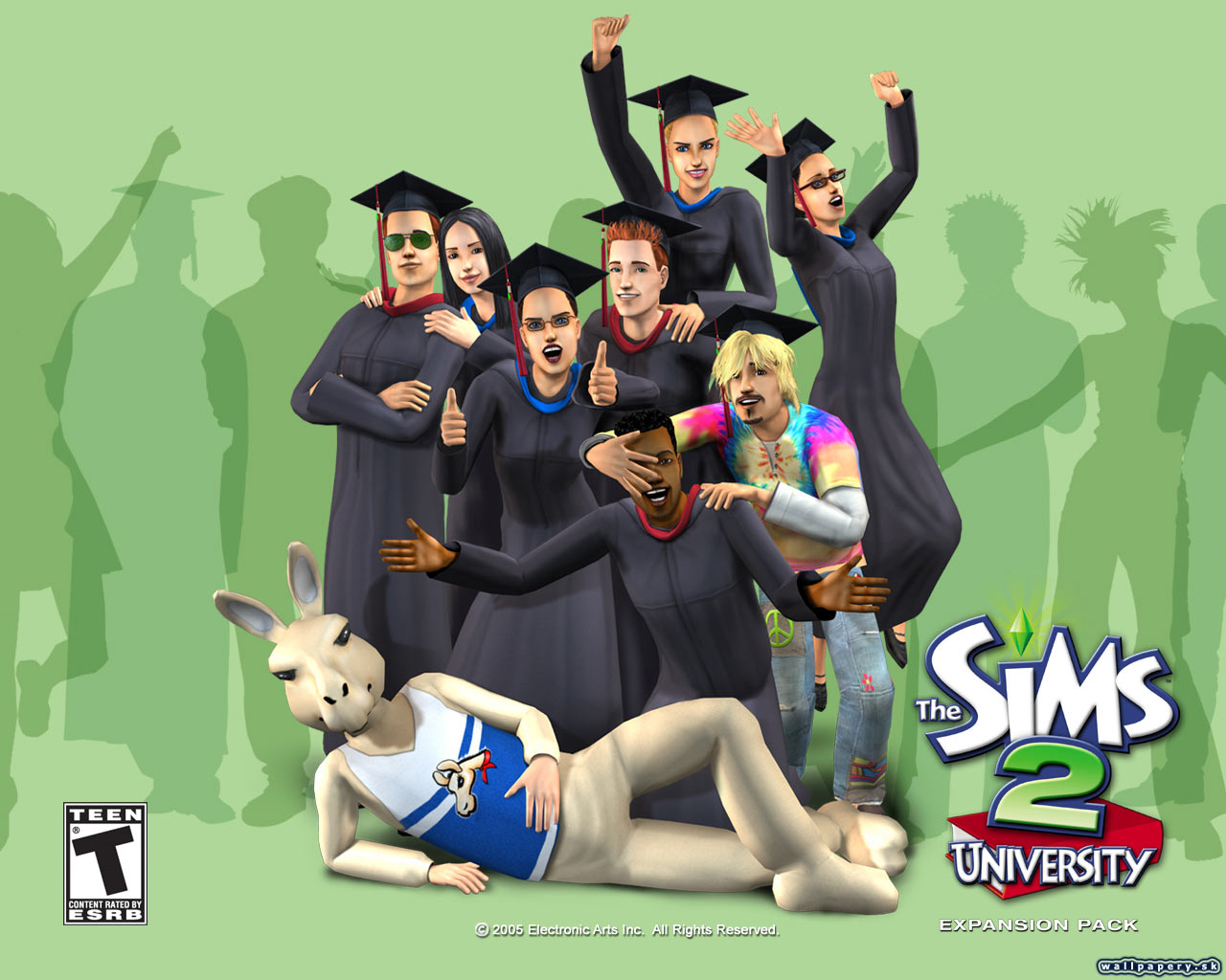The Sims 2: University - wallpaper 2