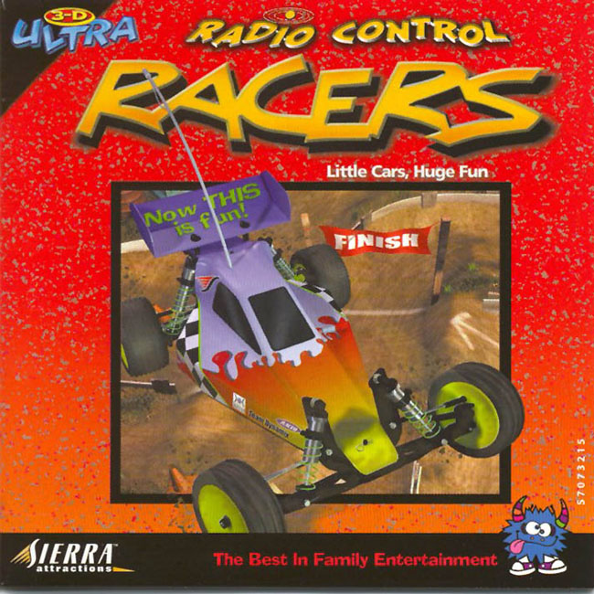 3-D Ultra Radio Control Racers - pedn CD obal