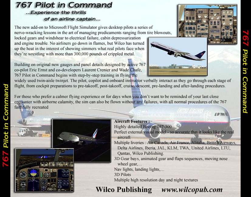 767 Pilot in Command - zadn CD obal