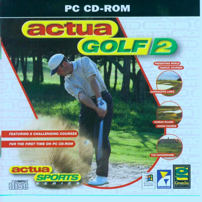 Actua Golf 2 - pedn CD obal