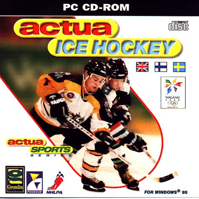 Actua Ice Hockey - pedn CD obal