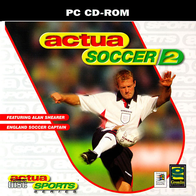 Actua Soccer 2 - pedn CD obal