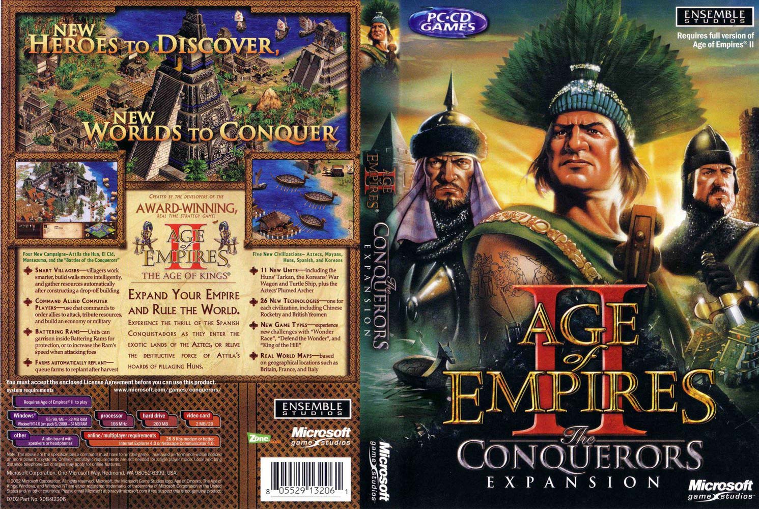Age of Empires 2: The Conquerors Expansion - DVD obal