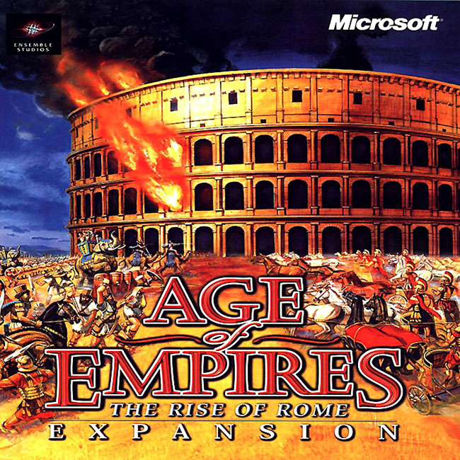 Age of Empires: The Rise of Rome - pedn CD obal