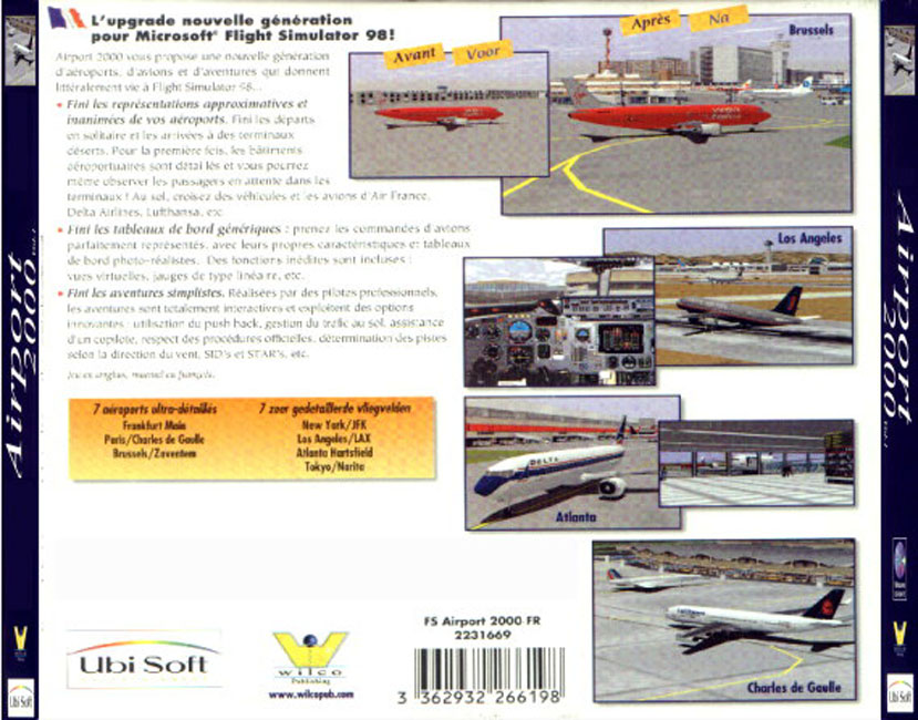 Airport 2000 Volume 1 - zadn CD obal