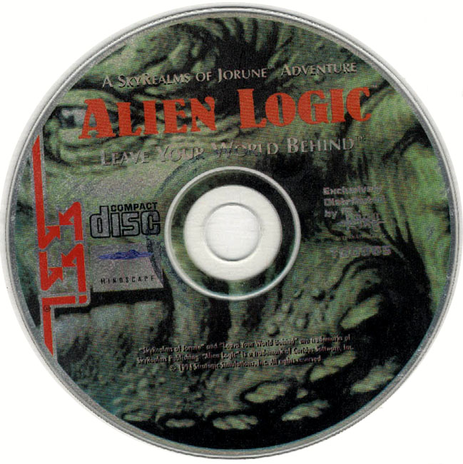 Alien Logic: A SkyRealms of Jorune Advebtyre - CD obal