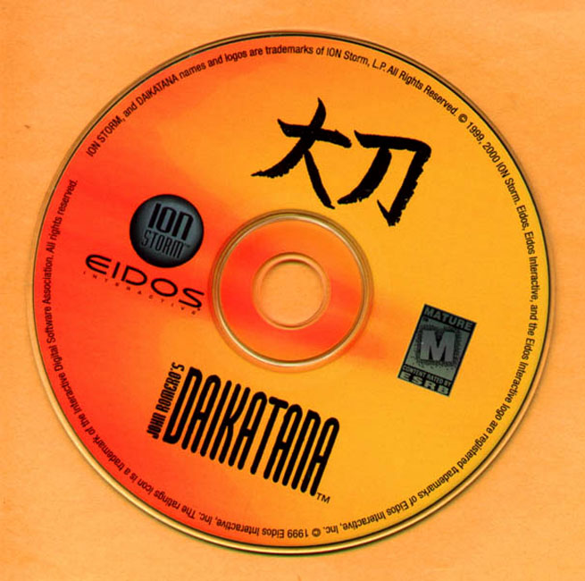 Daikatana - CD obal