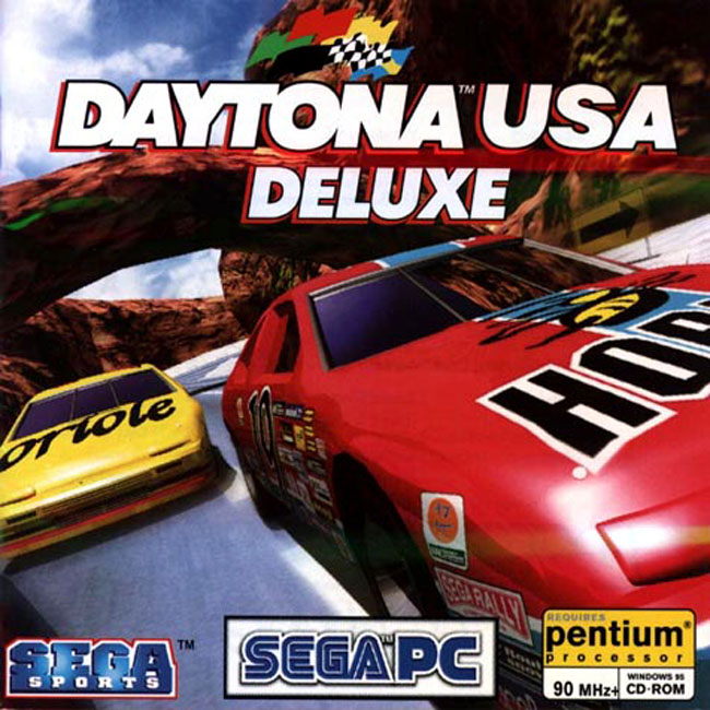 Daytona USA Deluxe - pedn CD obal