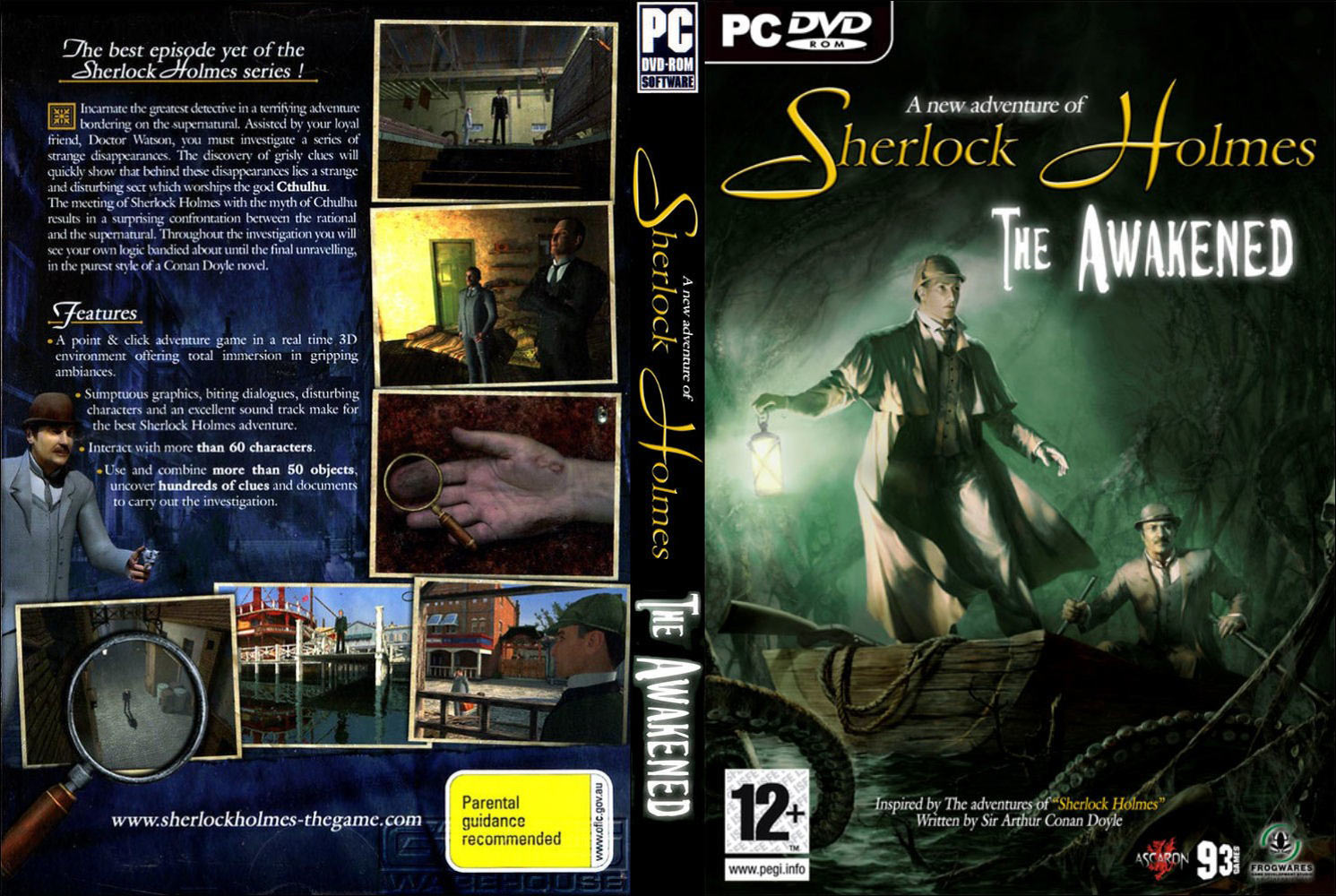Sherlock Holmes: The Awakened - DVD obal
