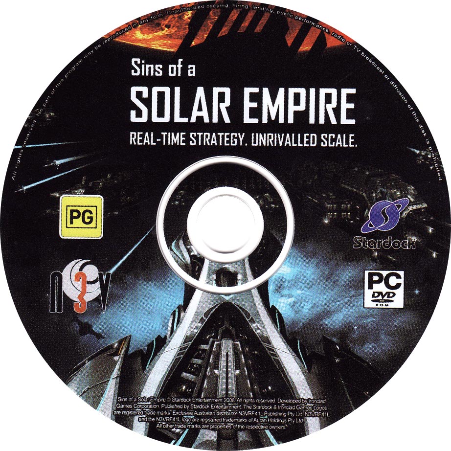 Sins of a Solar Empire - CD obal