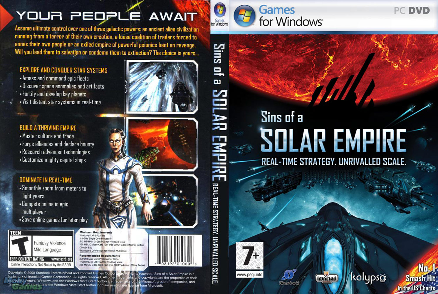 Sins of a Solar Empire - DVD obal