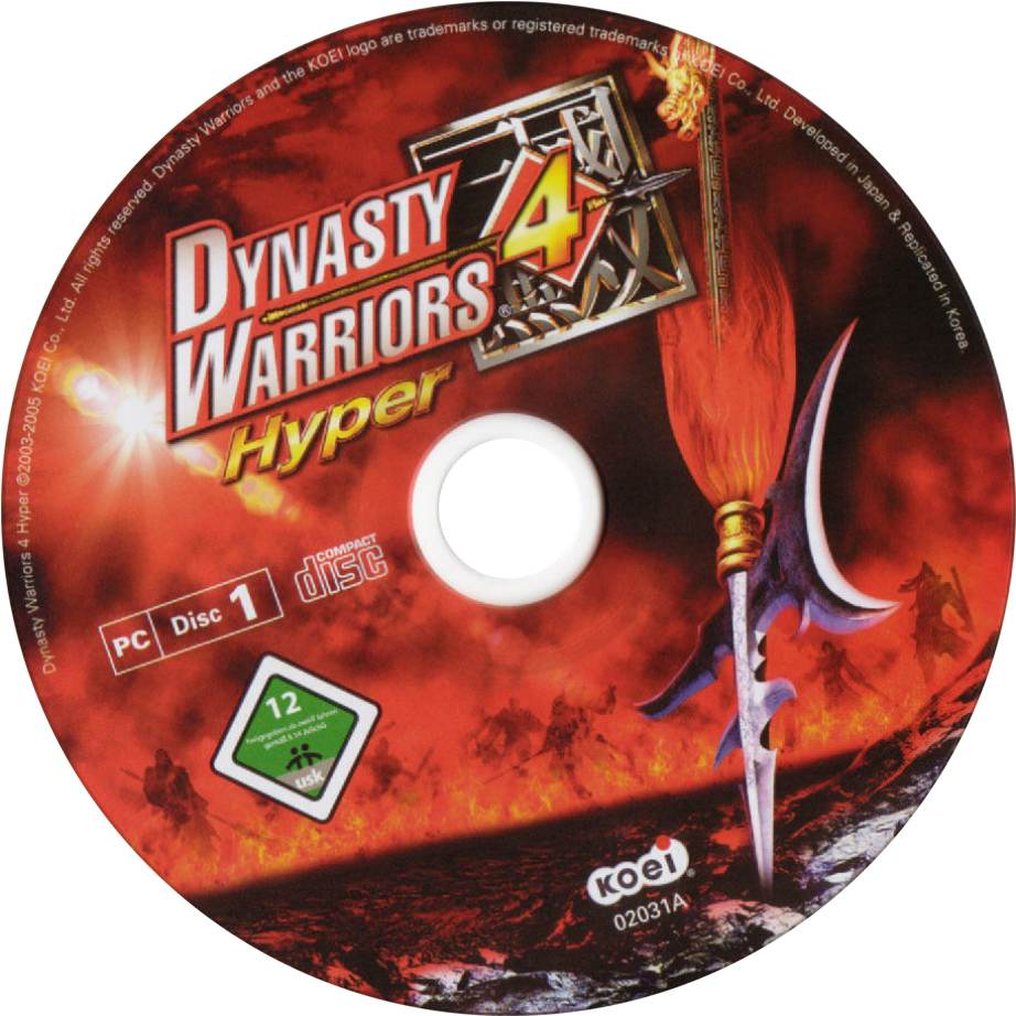 Dynasty Warriors 4 Hyper - CD obal