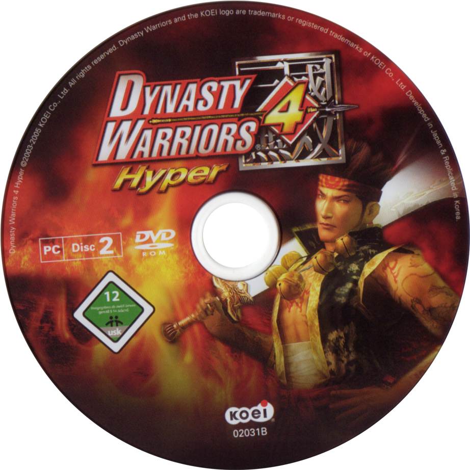 Dynasty Warriors 4 Hyper - CD obal 2