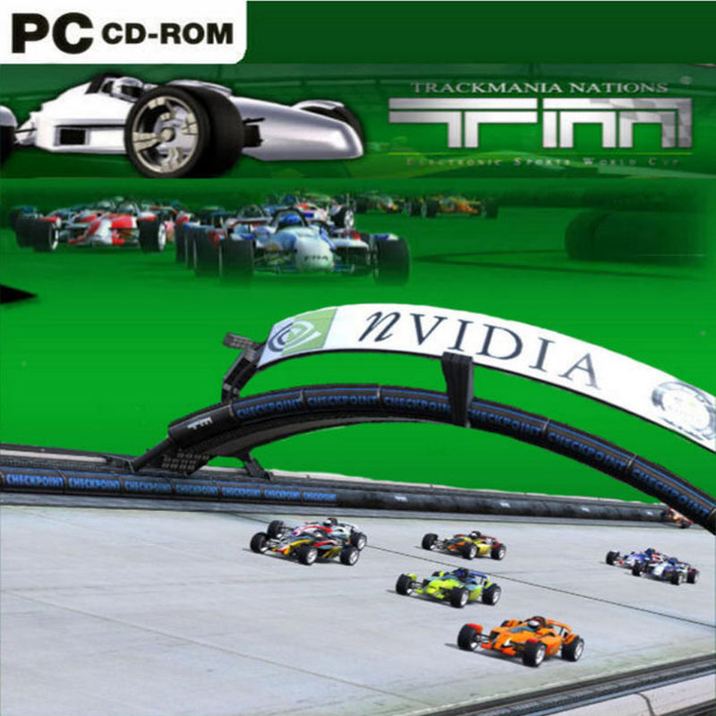 TrackMania Nations - pedn CD obal