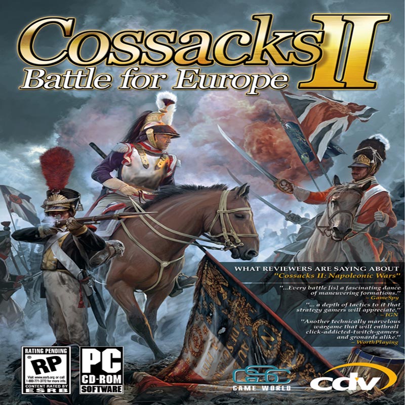 Cossacks 2: Battle for Europe - pedn CD obal