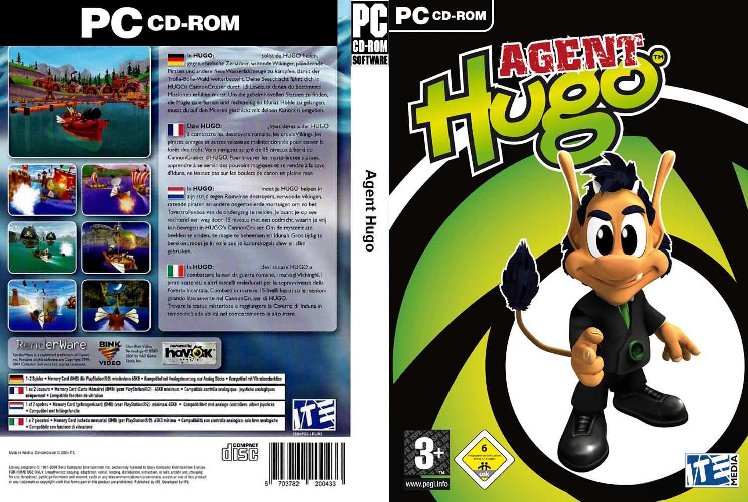 Agent Hugo - DVD obal