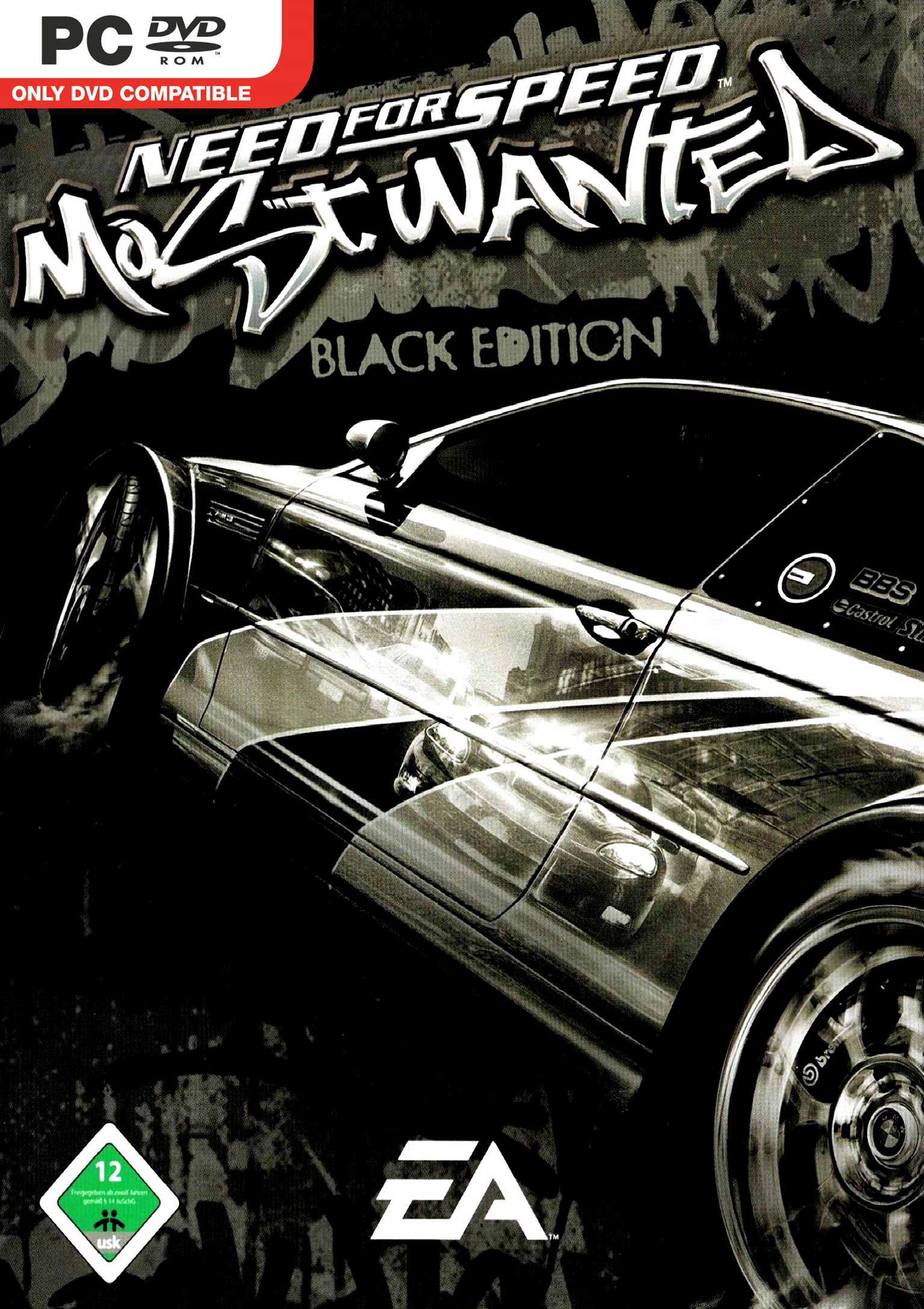 Need for Speed: Most Wanted Black Edition - pedn DVD obal
