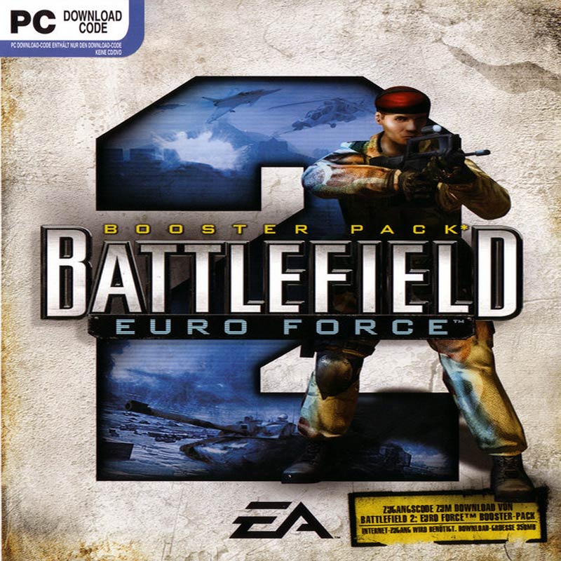 Battlefield 2: Euro Force - pedn CD obal