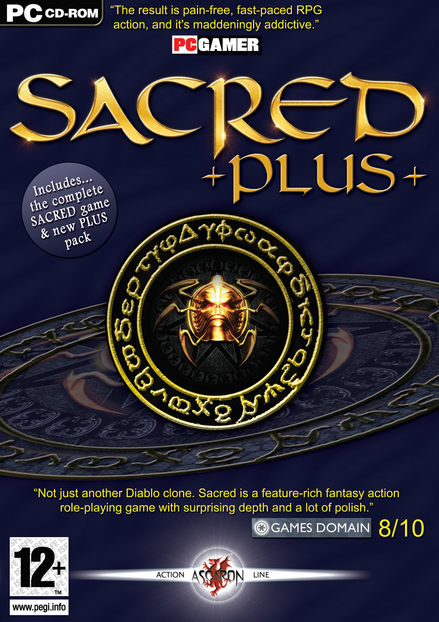 Sacred Plus - pedn DVD obal