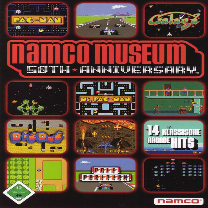 Namco Museum 50th Anniversary Arcade Collection - pedn CD obal