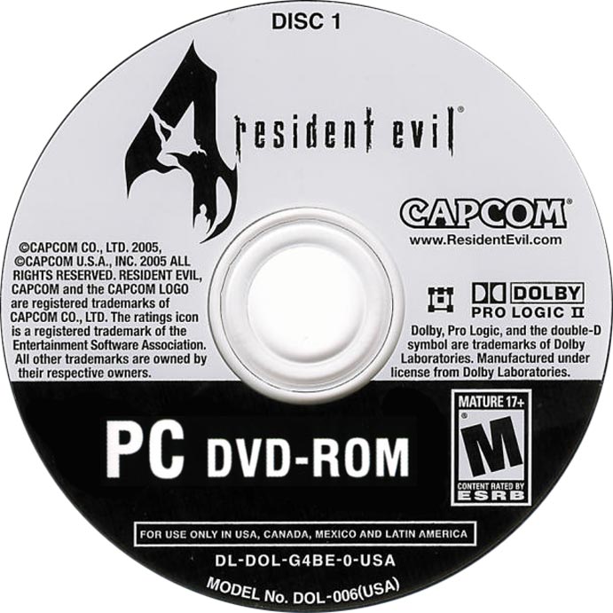 Resident Evil 4 - CD obal