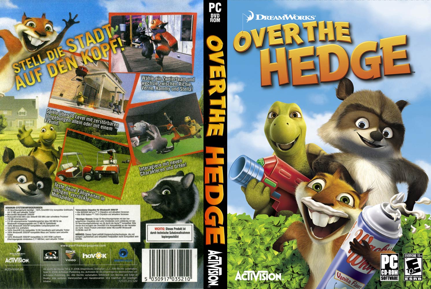 Over The Hedge - DVD obal