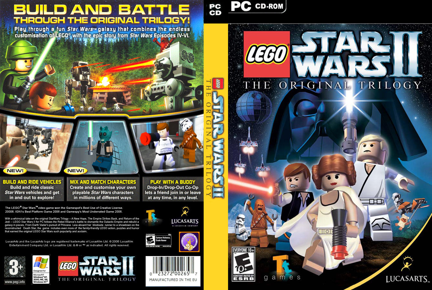 LEGO Star Wars II: The Original Trilogy - DVD obal
