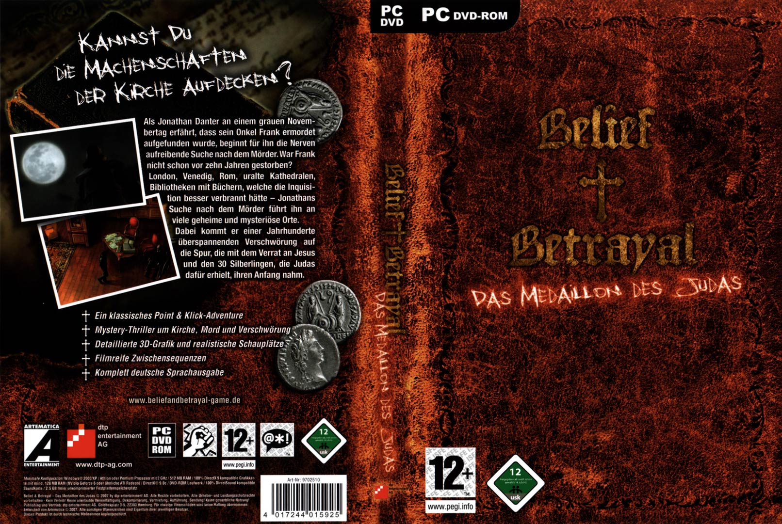 Belief & Betrayal - DVD obal