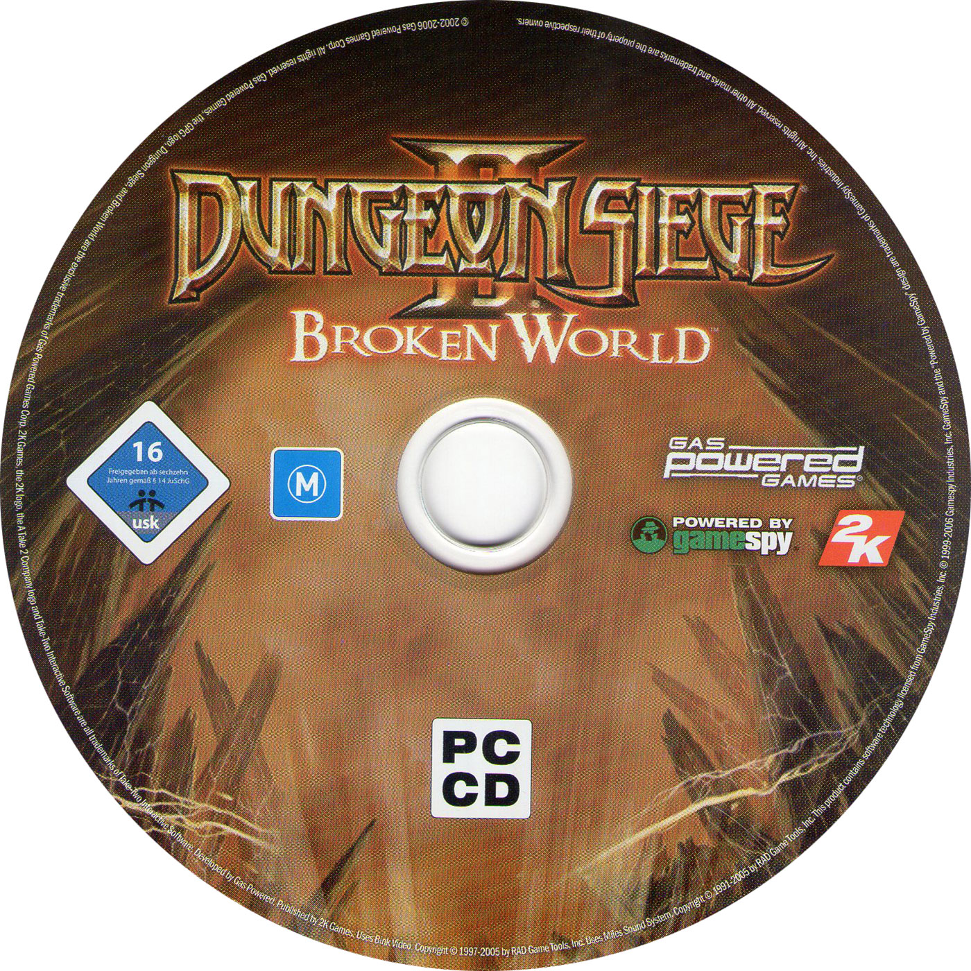 Dungeon Siege II: Broken World - CD obal 2