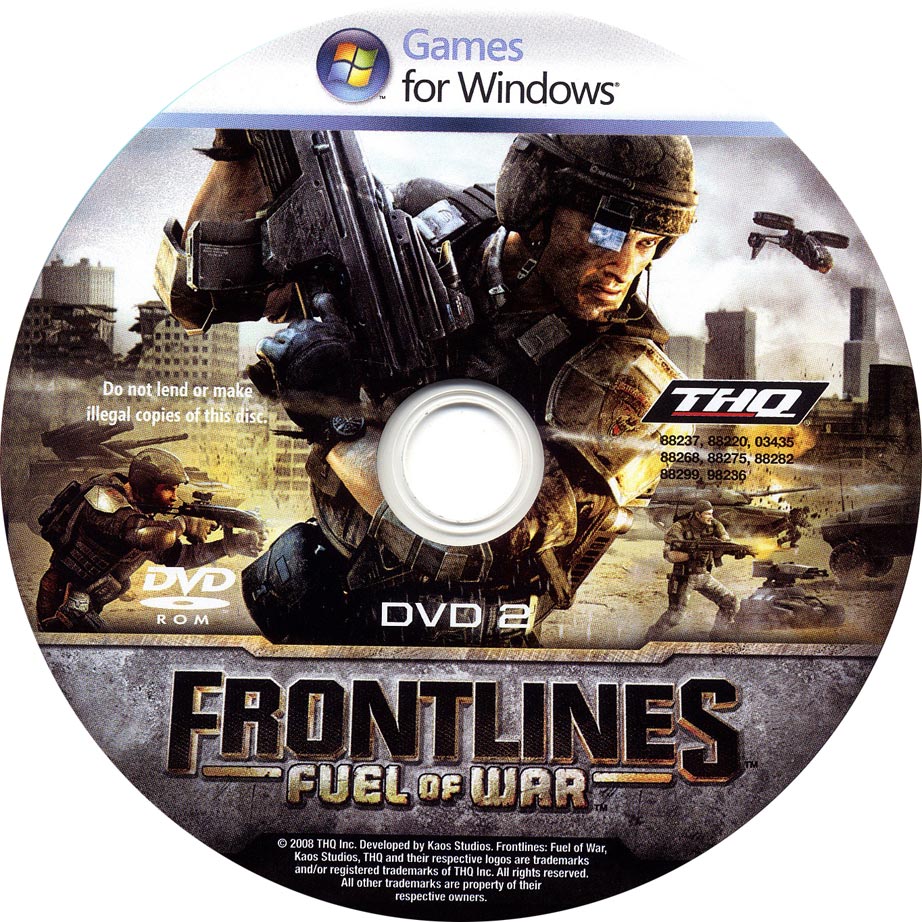 Frontlines: Fuel of War - CD obal 2