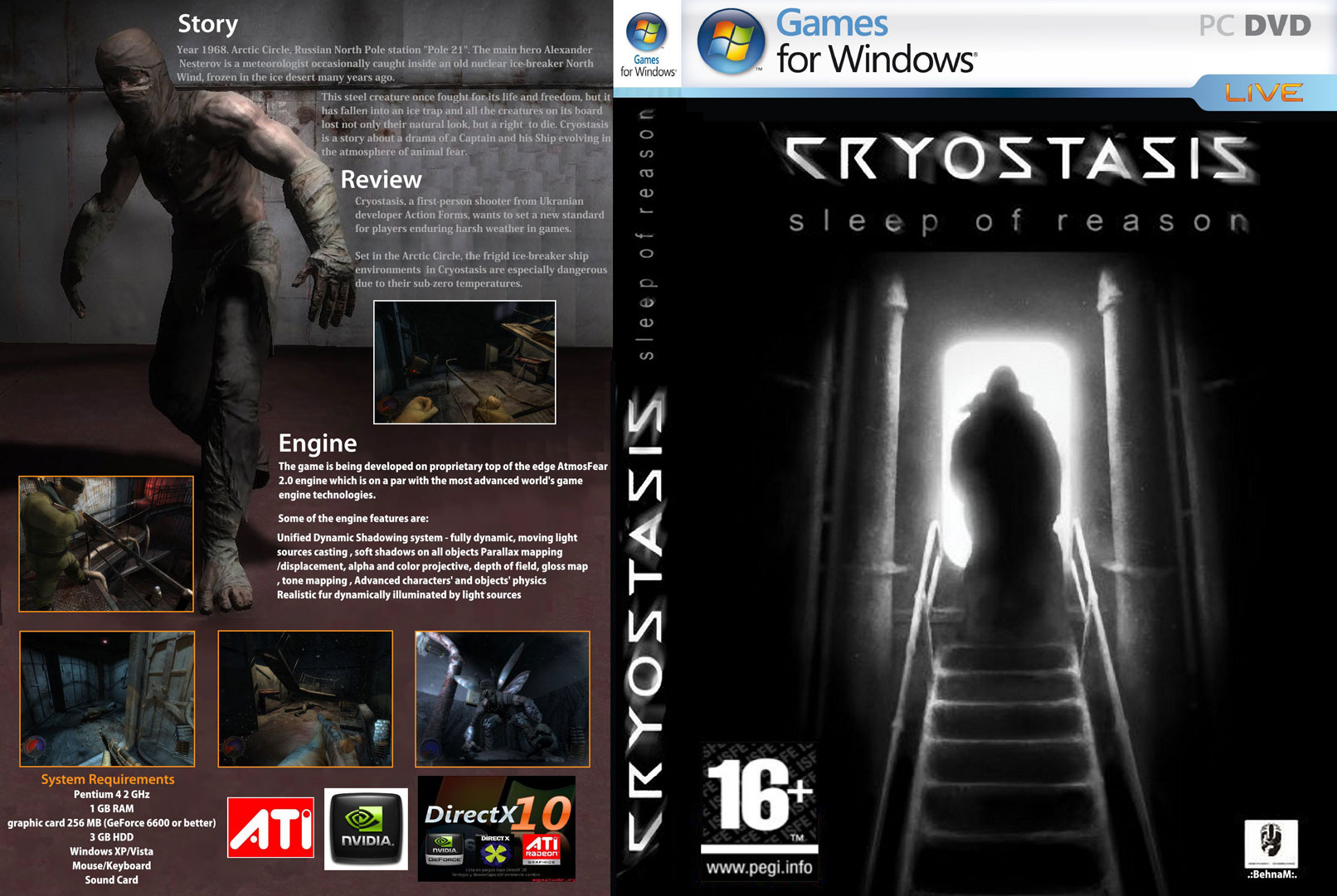 Cryostasis: Sleep of Reason - DVD obal