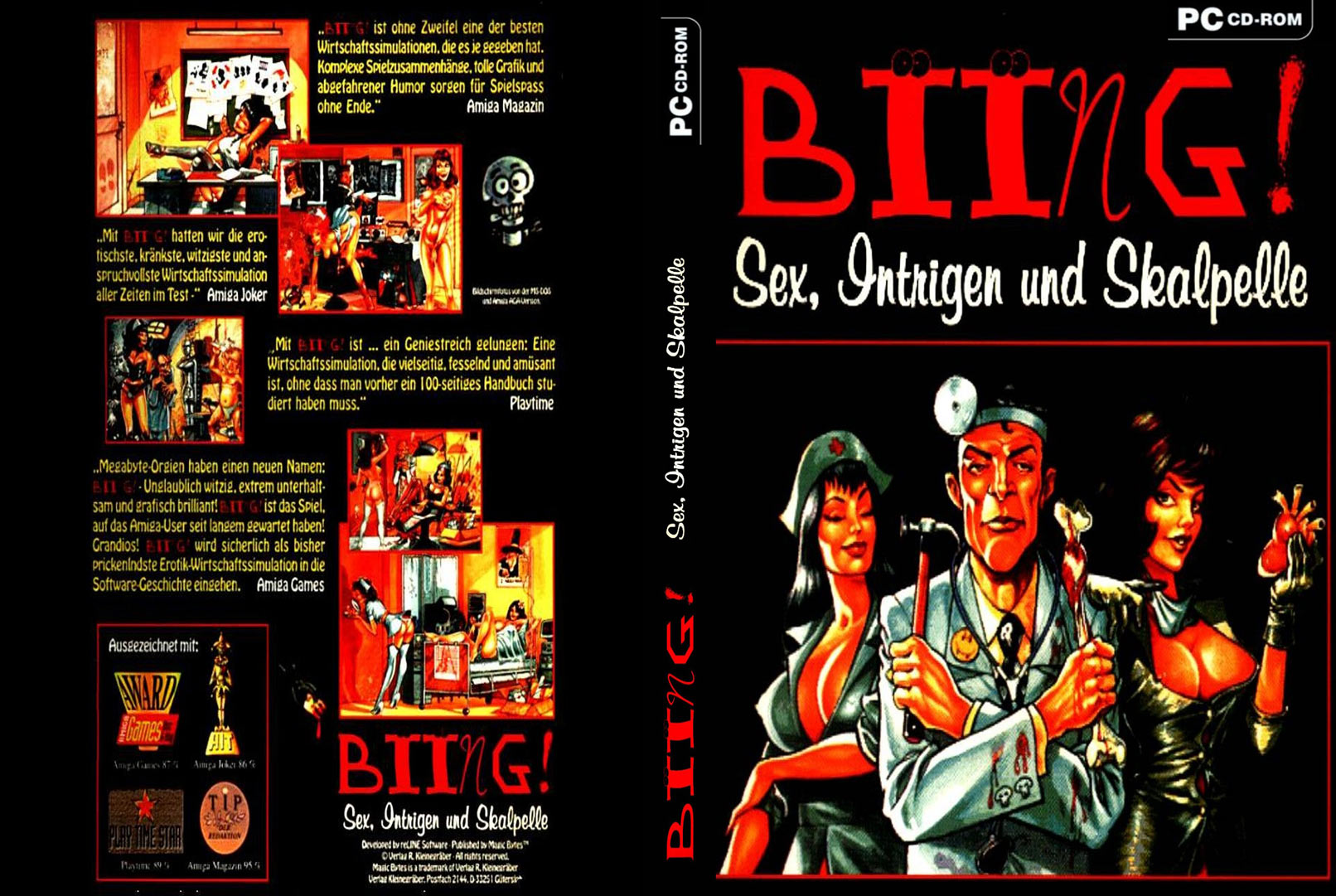 Biing!: Sex, Intrigue and Scalpels - DVD obal