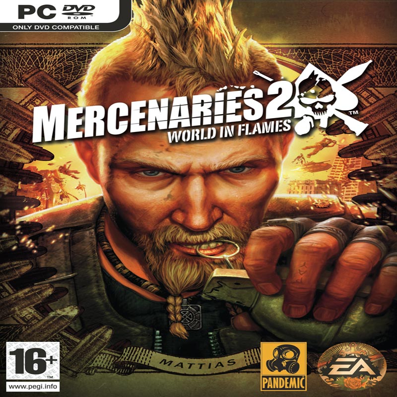 Mercenaries 2: World in Flames - pedn CD obal 2