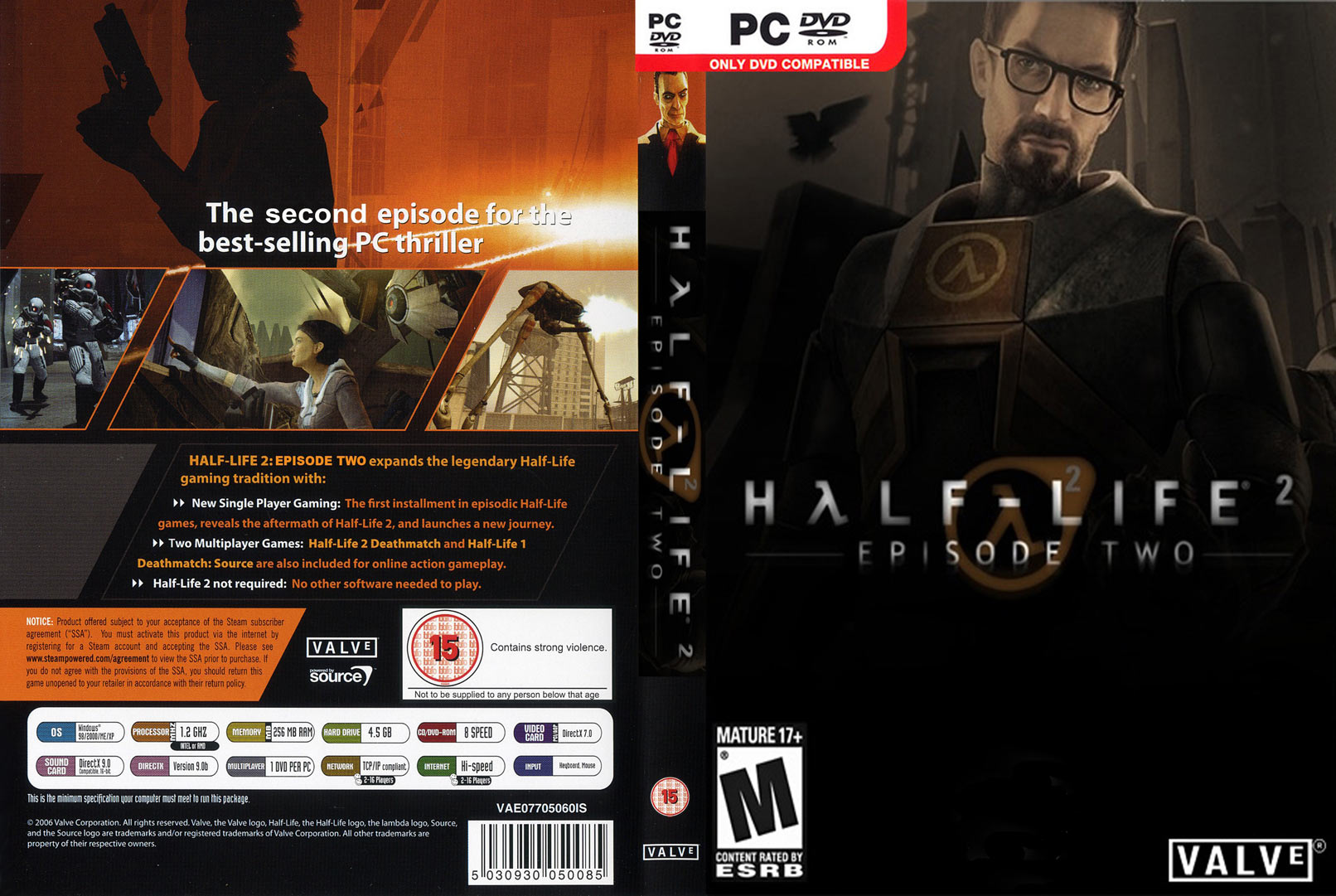 Half-Life 2: Episode Two - DVD obal